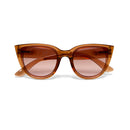 Silvia Sunglasses - Transparent Brown