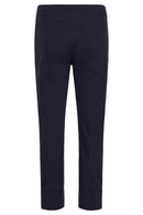 Bella Turn Up 3/4 Length Trouser - Navy
