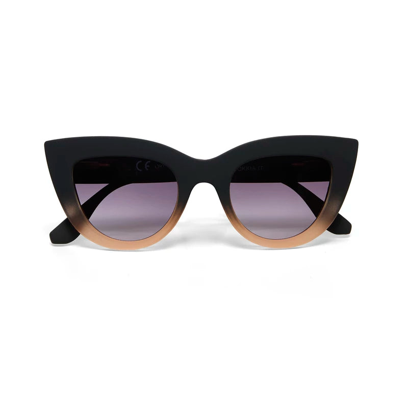 Claudia Big Cat Sunglasses - Black Pink