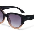 Silvia Cat Eye Sunglasses - Black Pink