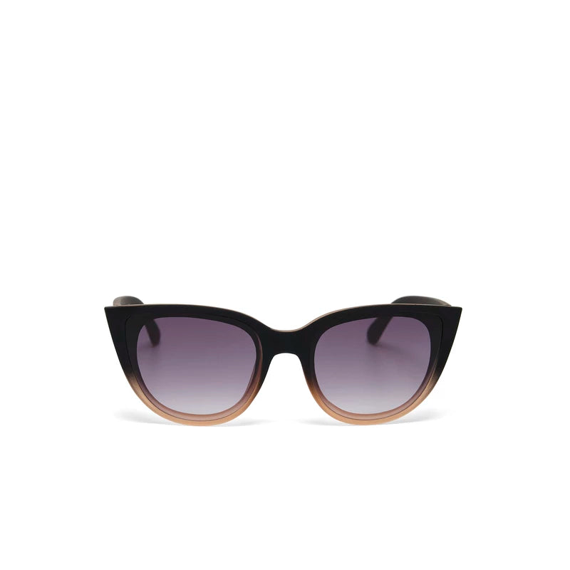 Silvia Cat Eye Sunglasses - Black Pink