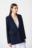 Straight Blazer - Midnight Blue