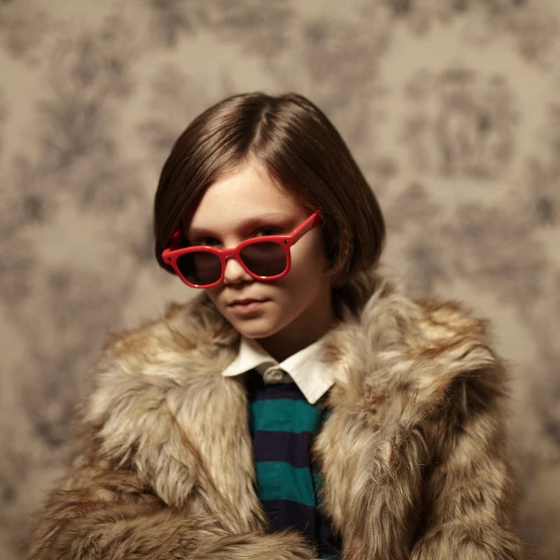 Kids Classic Sunglasses - Red - 3/5 Years