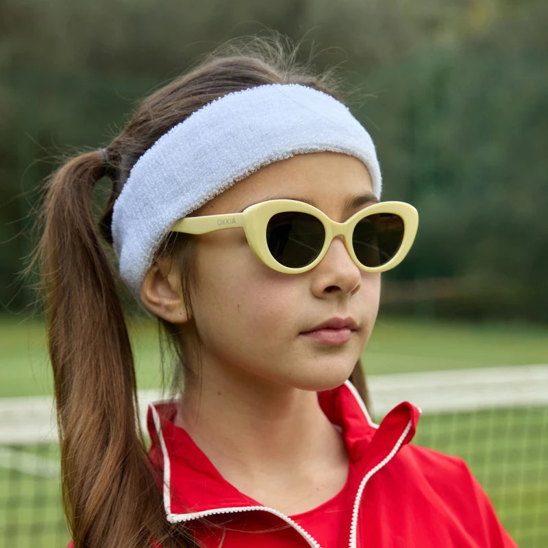 Kids Cat Sunglasses - Cream - 6/10 Years