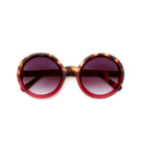 Monica Round Sunglasses - Havana Pink