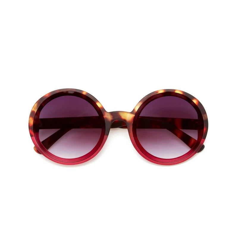 Monica Round Sunglasses - Havana Pink