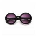 Monica Round Sunglasses - Black