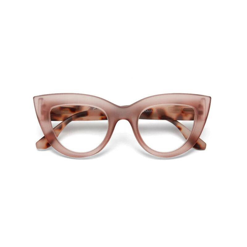 Claudia Big Cat Eye Reading Glasses 2.0 - Pink/Havana