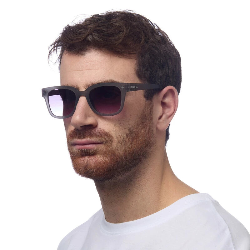 Giovanni Big Frame Sunglasses - Smoke Grey