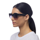 Claudia Big Cat Sunglasses - Black Pink