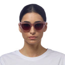 Claudia  Big Cat Sunglasses - Pink Havana