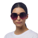 Monica Round Sunglasses - Havana Pink