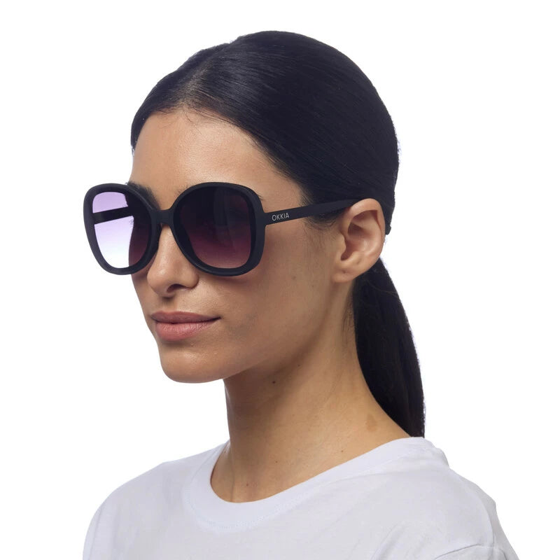 Anna Butterfly Sunglasses - Black