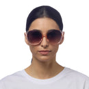 Anna Butterfly Sunglasses - Transparent Pink