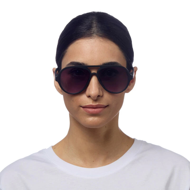 Alessio Aviator Sunglasses - Black