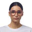 Claudia Big Cat Eye Reading Glasses 2.0 - Pink/Havana