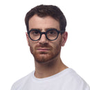 Lauro Reading Glasses Round - Black 2.00