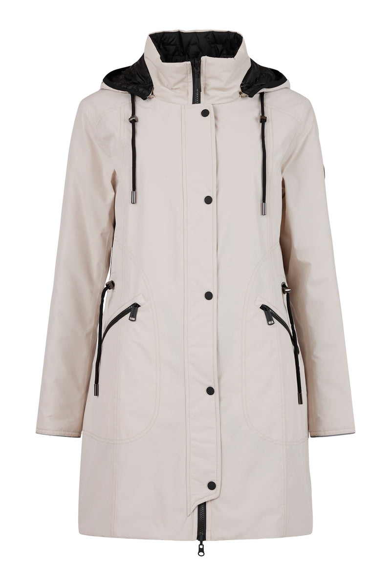 Jacket - Cream/black