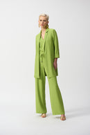 Flowly Notched Blazer - Greenery