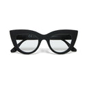 Claudia Big Cat Eye Reading Glasses - Black 1.5
