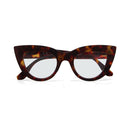 Claudia Big Cat Eye Reading Glasses - Classic Havana 1.0