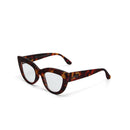 Claudia Big Cat Eye Reading Glasses - Classic Havana 1.0