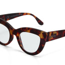 Claudia Big Cat Eye Reading Glasses - Classic Havana 1.0