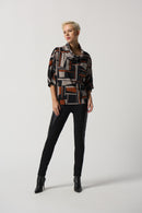 Faux Leather Trouser - Black