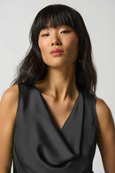 Cowl Neck Top - Black