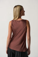 Cowl Neck Top - Toffee