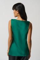 Cowl Neck Top - Kelly Green