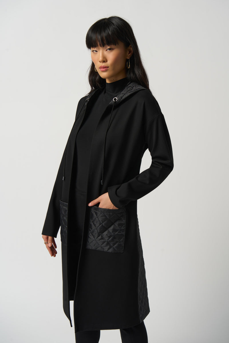 Quilted Cover-Up - Black