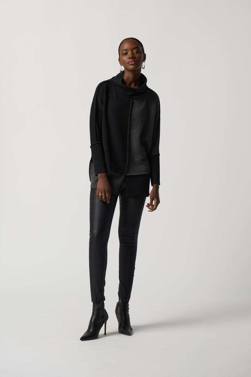 Button Detail Trouser - Black