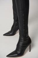 Button Detail Trouser - Black