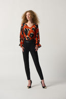 Faux Leather Trouser - Black