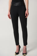 Faux Leather Trouser - Black