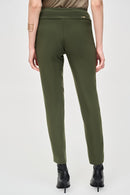 Silk Straight-Leg Pants - Iguana