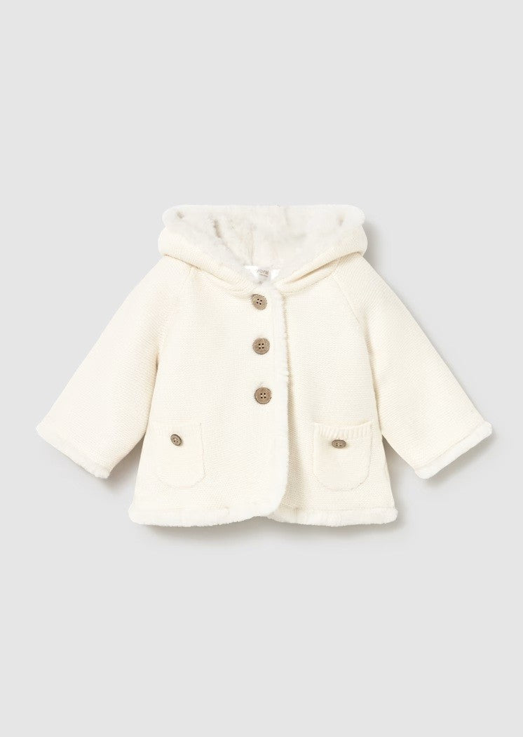 Pompom Cardigan - Cream