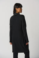 Tulip Hem Tunic - Charcoal/black