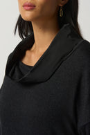 Tulip Hem Tunic - Charcoal/black