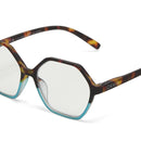 Venezia Reading Glasses - Havana Blue 2.5