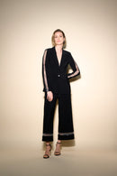 Mesh Sleeve Blazer - Black