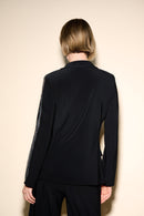Mesh Sleeve Blazer - Black