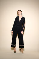 Mesh Wide Leg Trouser - Black