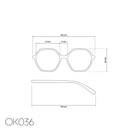 Venezia Reading Glasses - Havana Blue 2.5