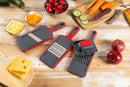 East Grater and Slicer 3 Piece Set - Red