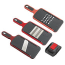 East Grater and Slicer 3 Piece Set - Red
