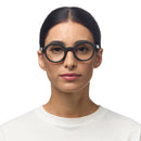 Lauro Reading Glasses Round - Black 2.00