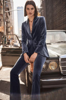 Velvet Pull-On Pants - Nightfall