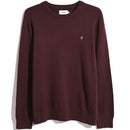 Ludlow Round Neck Jumper - Oxblood